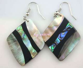 Wholesale 12Pairs Noble Natural Abalone Shell Earrings  