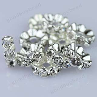   SILVER SPACER LOOSE BEADS JEWELRY FINDINGS WHOLESALE 10MM  