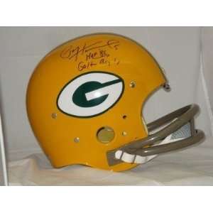   Hornung Signed Helmet   TK Susp GOLDEN BOY   Autographed NFL Helmets
