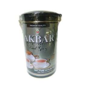Akbar Tea Earl Gray in Metal Box  Grocery & Gourmet Food