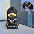 Fashion 4GB Cool Black Ninja USB 2.0 Flash Memory Pen Drive Stick Real 