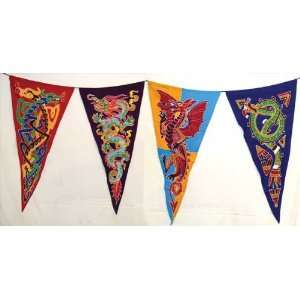  Dragons of the World Pennant String