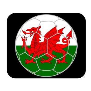  Welsh Soccer Mouse Pad   Wales 
