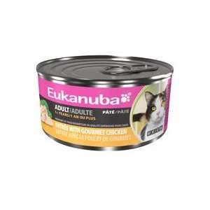   With Gourmet Chicken Canned Cat Food 24/3 oz cans 