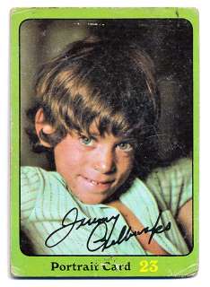PARTRIDGE FAMILY 1971 Topps GREEN Portrait Card 23 #74 JEREMY GELBWAKS 