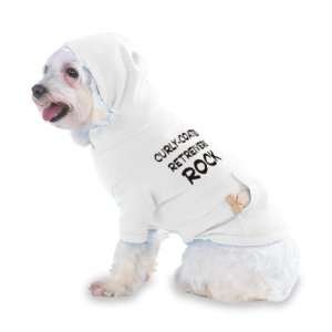  Curly Coated Retrievers Rock Hooded (Hoody) T Shirt with 