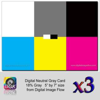 18% Gray DNG Card Exposure White Balance Ship from USA  
