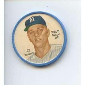  1962 Salada Baseball Coin #23 Roger Maris New York Yankees 