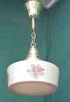 PENDANT CHANDELIER ~ 1920 FLOWER BASKET  