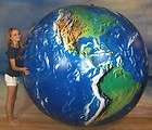 GIANT 6`Inflatable Earth Globe HUGE Heavy Duty Beach Ball   SIX FEET 