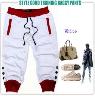   training baggy pants Shorts Side Single 4 buttons sports short pants