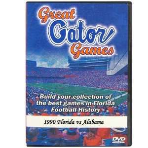  Florida Gators Great Gator Games 1990 vs. Alabama DVD 