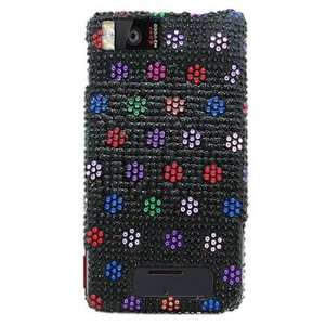  Hard Snap on Case With RAINBOW DOTS FLOWERS Bling Bling 