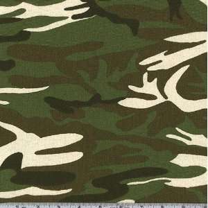   Prints Camo Army Green Fabric By The Yard Arts, Crafts & Sewing