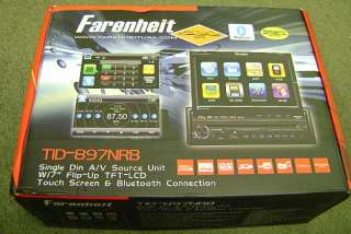 NEW Farenheit TID 897NRB 7 LCD Car A/V DVD Player 23755010995  