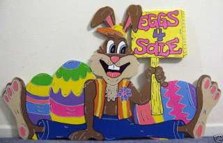 Eggs 4 Sale Bunny Easter Spring Yard Art Decoration  
