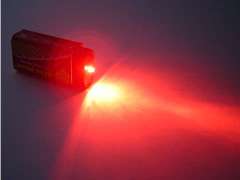 SWIVEL 9 VOLT RED LED SNAP CAP ULTRA LITE FLASHLIGHT  