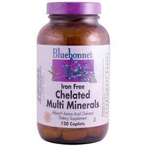  Multi Mineral Iron Free Albion Chelated   120   Caplet 