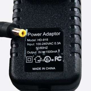 HD 915 9V 1.5A 1500mA 13.5W Tablet PC DVD Power Adapter  