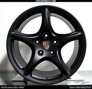 PORSCHE 19 Carrera Classic wheels OEM 997 996 928 BBS rims GTS MATTE 