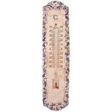 Thermometer Blue and White Ceramic Shabby Chic  