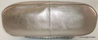 Elliott Lucca Pyrite Genuine Leather Dome Satchel Bag New  