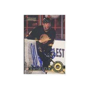 Alek Stojanov, Vancouver Canucks, 1995 Donruss Autographed 