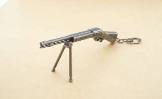 Cross Fire Winchester Metal Gun model Keychain ring Hobbies Boutique 