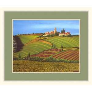  Sunset in Tuscany by David C. Magnotto   Framed Artwork 
