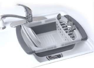 Progressive International Collapsible Over the Sink Dish Drainer 