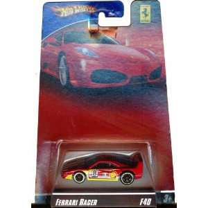  Hot Wheels Ferrari Racer F40 Die Cast Car 164 Scale Toys 