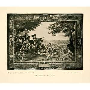   Garde Meuble Paris Tapestry   Original Halftone Print