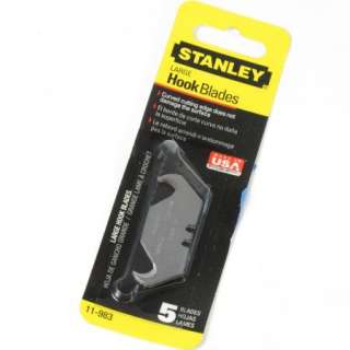 Stanley 11 983 Large Hook Blade, 5 Pack  