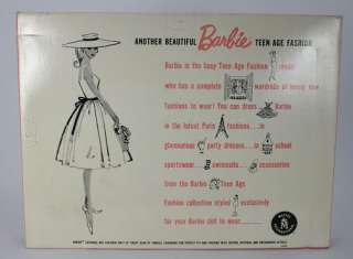 1961 Vintage Barbie, NRFB #989 BALLERINA, MINT fashion in frame tray 