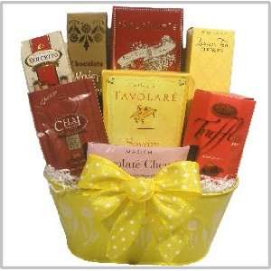 Cheerful Wishes Gourmet Food Gift Basket   Mothers Day or Birthday 