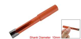 Red Round Shank 10mm Diameter Diamond Tip Drill Bit New  