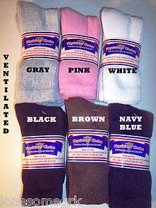 Pairs 9 11 Physicians Choice Diabetic Crew Socks Sock Choose Color 