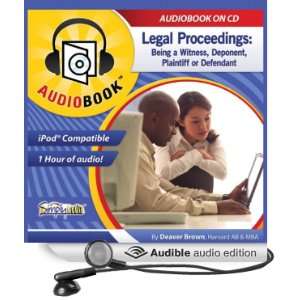   Plaintiff, or Defendant (Audible Audio Edition) Deaver Brown Books