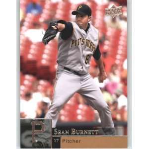  2009 Upper Deck #822 Sean Burnett   Pirates (Baseball 