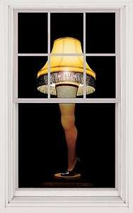 Christmas Story Leg Lamp Full Size Window Sticker  