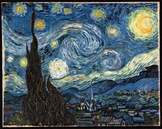 Visconti Van Gogh Fountain Pen, Starry Night, Fine Nib  