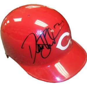  Autographed Deion Sanders Mini Helmet   Cincinatti Reds 