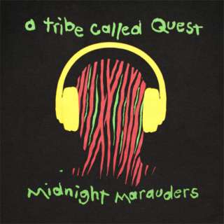 Tribe Called Quest Midnight Marauders Black Graphic Tee Shirt  