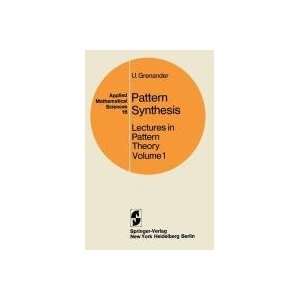  Pattern Synthesis Lectures in Pattern Theory Volume 1 
