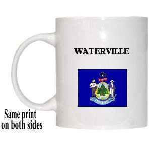    US State Flag   WATERVILLE, Maine (ME) Mug 