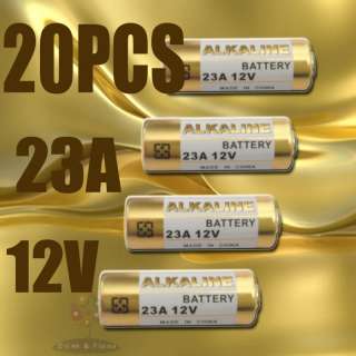 20*12Volt A23 23A GP23A MN21 12V remote control Battery  