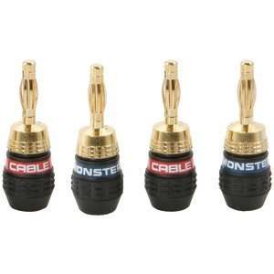 Monster Cable Ql Gmt H Mkii Quicklock Gold Banana Connectors (Audio 