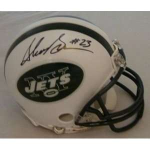  Shonn Greene Autographed New York Jets Mini Helmet Sports 