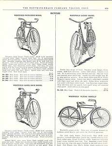 1927 ad Westfield Moto Bike Camel Back Bicycles Flying Merkle  