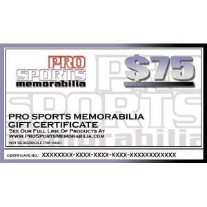  $75 Emailable Gift Certificate